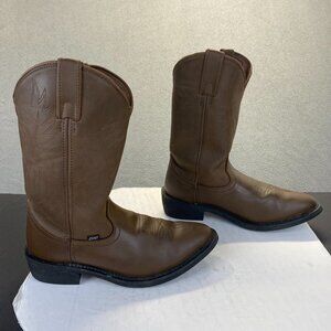 Justin Brown Leather Western, Cowboy  Boots JB1100 Mens Size 10.5  EE